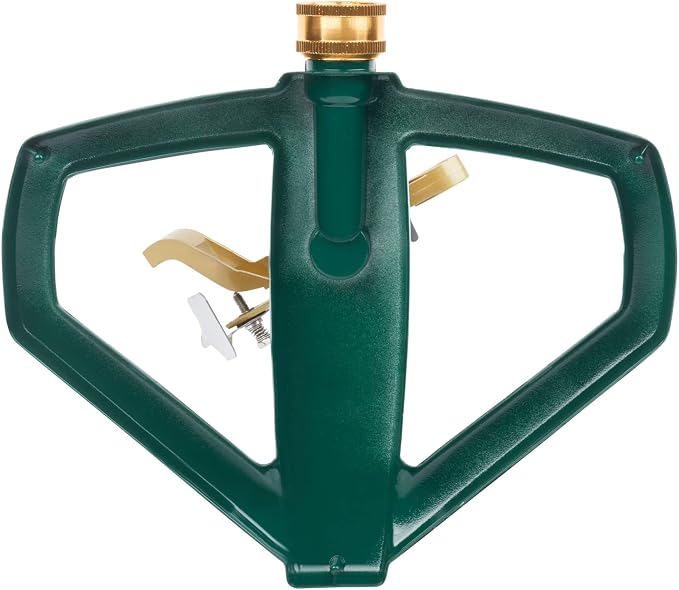 Melnor 65163AMZ Metal Pulsating Sprinkler Bundle, Green