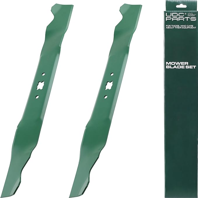 UDC Parts 942-0741A Mower Blades 21 Inch Replacement for Troy Bilt TB130 TB240 TB160 TB115 TB230 Craftsman M230 M250 Cub Cadet Yard Machines 742-0741 742-0741A 942-0741 CMXGZAM100067 / Mulching 2 Pack