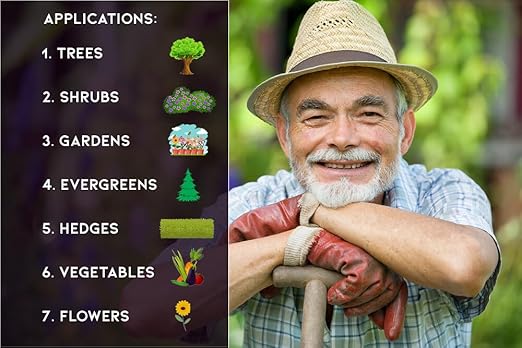 Gardenera All Purpose Garden Fertilizer (6-6-6) - Enhance The Health and Resilience of Your Plants - 4 QUARTS