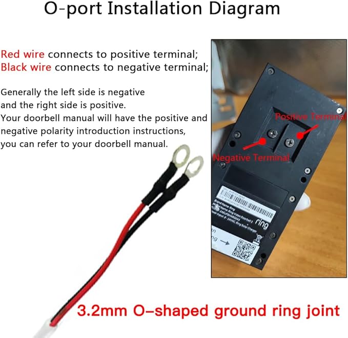 Solar Panel for Ring Doorbell, 5W Solar Panel Camera Charger Cable Compatible with Ring Video Doorbell 2, Doorbell 3, Video Doorbell 3+, Doorbell 4, etc.Battery Operated Doorbells, 10FT Cable (White)