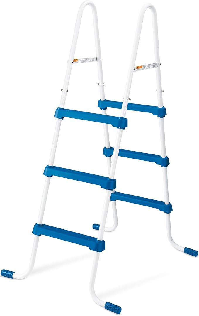 Funsicle 42" SureStep Pool Ladder, for Above Ground Swimming Pools, Blue & White