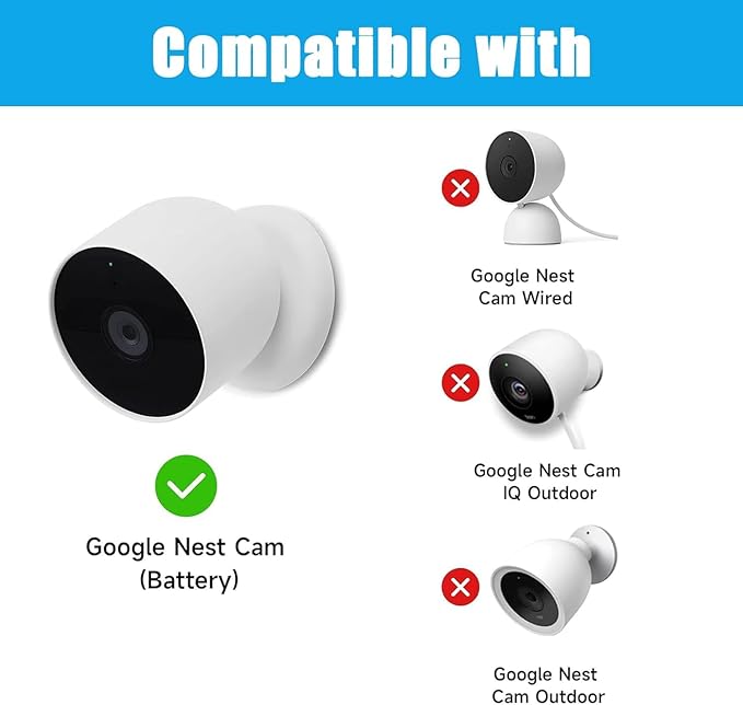 Solar Panel Compatible with Google Nest Camera Outdoor & Indoor (Battery Version), 6W Solar Power Charger for Google Nest Camera Solar Panel with Indicator Light 13ft Cable