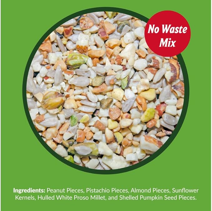 Lyric Fine Tunes Wild Bird Seed Mix - No Waste Bird Food Mix - Attracts Bluebirds, Finches, Chickadees & More - Seed for Outside Feeders - 5 lb Bag