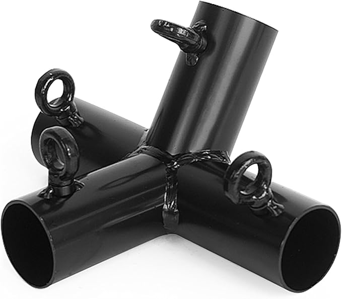 Aoneky 1'' Corner Canopy Fitting Couplers Kit - Fits 3/4" EMT - Frame Carport Connectors (Add 2-Legs Canopy Top Kit)