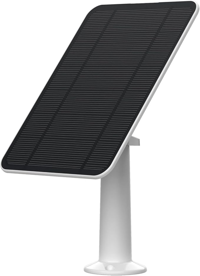 4W Solar Panel Compatible with SimpliSafe Outdoor Camera, Includes Secure Wall Mount, IP65 Weatherproof,13.1ft Power Cable (1)