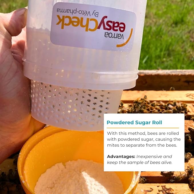 Foxhound Bee Company Varroa Easy Check Mite Tester - The #1 Mite Checker Among Beekeepers for Accurately Testing Mite Counts