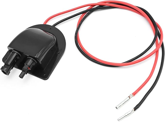 EATAKWARD Weatherproof Solar Entry Housing with 10AWG Solar Extension Cable for RV, Campervan, and Van, Rv Cable Connector, RV Solar Parts (10FT)