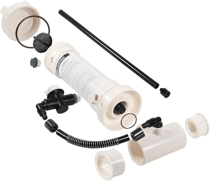 R171096 Pool Chlorinator, 320 Automatic in-Line Chlorine/Bromine Feeder Compatible with Rainbow 320, Upgraded Replacement for R171096 Chlorinator for Pools and Spas, for 6,500–70,000 Gallons