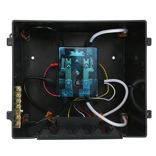 30 Amp Automatic Transfer Switch for RV Travel Trailer Camping Van, 120V Transfer Switch for Inverter, Shore Power and Generators