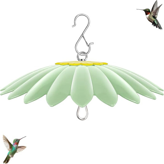 13.5 inch Rain Guard for Bird Feeder,Hummingbird Feeder Shade Dome Cover,Umbrella Cover for Bird House for Outdoor,Squirrel Guard(Light Green)