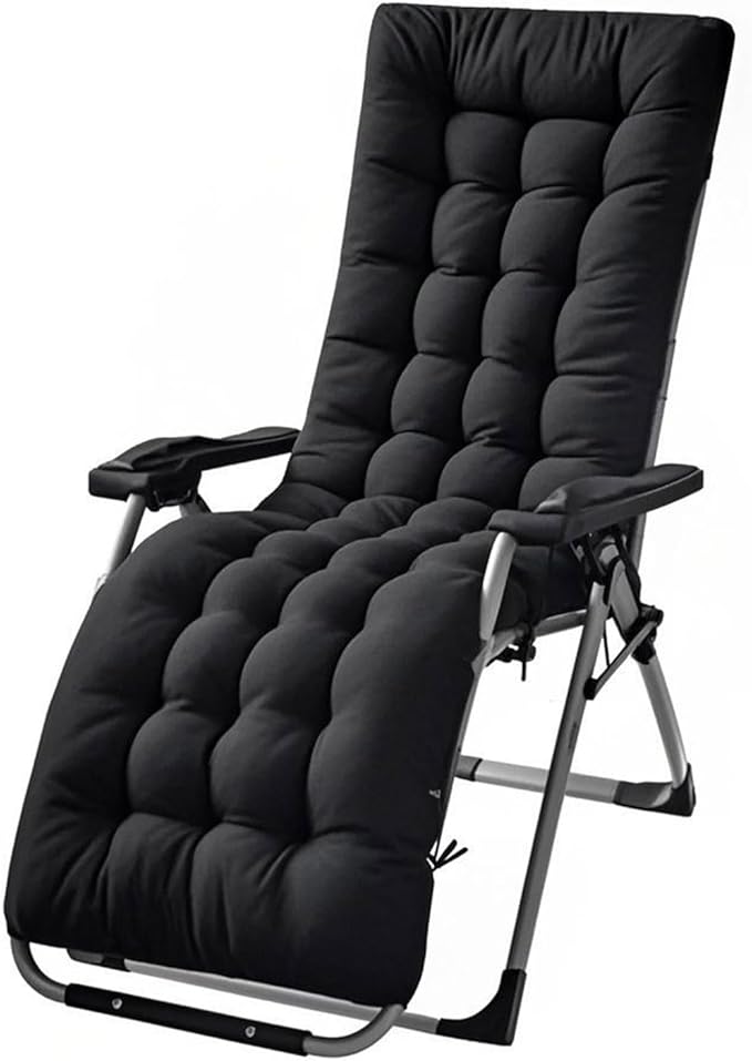 ERWUDEling Lounge Chair Cushion for Outdoor Furniture – Zero Gravity Chair Cushion Replacement, Oversized Waterproof Patio Cushion for Chaise Lounge, Indoor Lounger Chair, Replacement Cushion Only