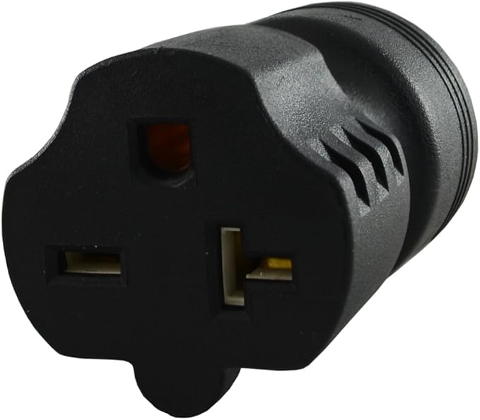 Conntek 30125 L6-20P to 6-15/20R Plug Adapter, 20 Amps 250 Volt , Black