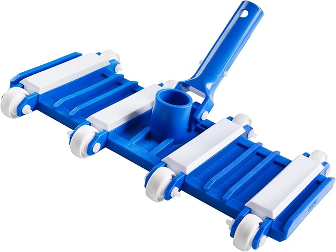 Pool Vacuum Head with Wheels, Flexible Swimming Pool Vacuum Head with Swivel, Pool Cleaner Vac Head, 14''Heavy Duty Head for Inground & Above Ground Pool
