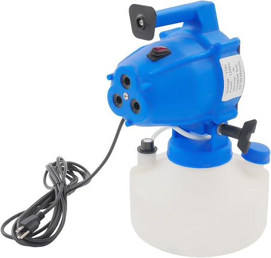 4L (1.06 Gallon) Electric ULV Portable Fogger Sprayer Machine Cold Fogger Machine Spraying Distance 26.25ft for Home,Hotel,Church,School,Yard