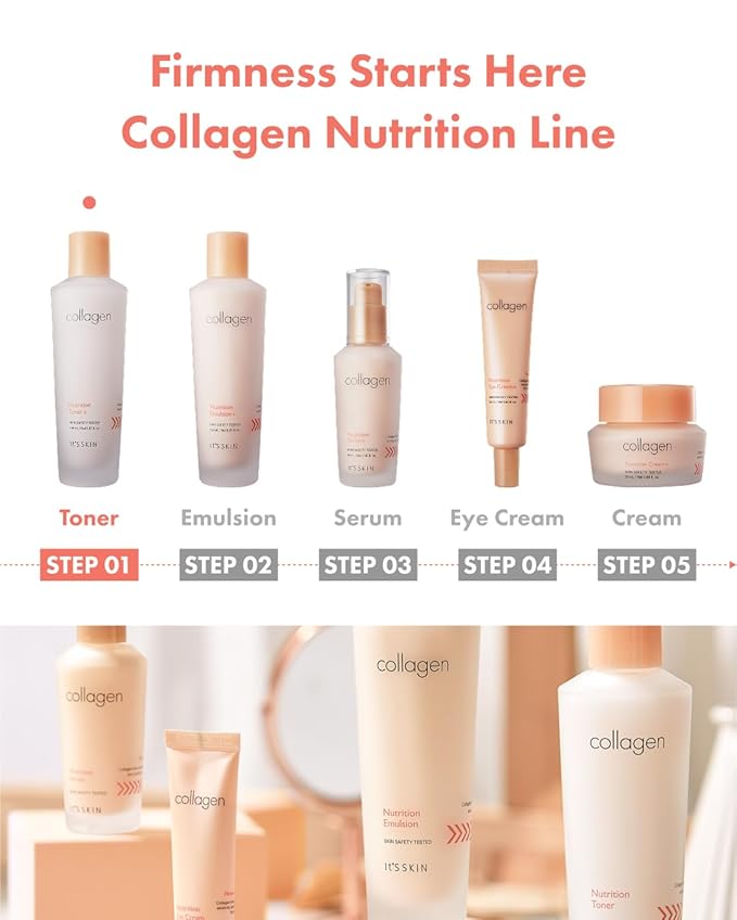 It'S SKIN Collagen Nutrition Toner 150ml 5.07fl. Oz. - Facial For Face Acne Scar Removal Treatment Astringent Hydrating Natural Toner Anti Aging Toners