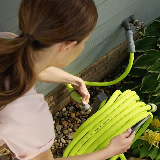 Flexzilla Garden Lead-in Hose with SwivelGrip, 5/8 in. x 10 ft., Lightweight All-Weather Water Hose, Durable and Flexible, Leak-Free Connections