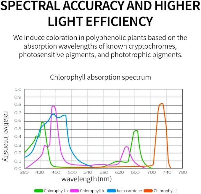 Grow Lights for Indoor Plants, Full Spectrum Panel Lamp with Timer (6H/10H/12H), Auto On/Off, 4 Dimming Levels, Slim Design for Under-Shelf or Wall Mount Use (No Adapters)