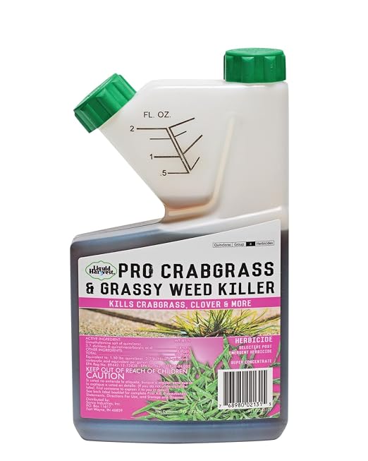 Pro Crabgrass & Grassy Weed Killer - 18.92% Quinclorac (Compare to Drive XLR8) – Concentrated Professional Crabgrass Herbicide – Quick Drying with Residual Control - 16 Ounces