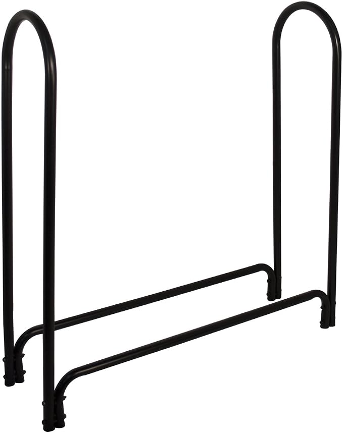 Panacea 15203 Deluxe Outdoor Log Rack, Black, 4-Feet, Log Rack Only