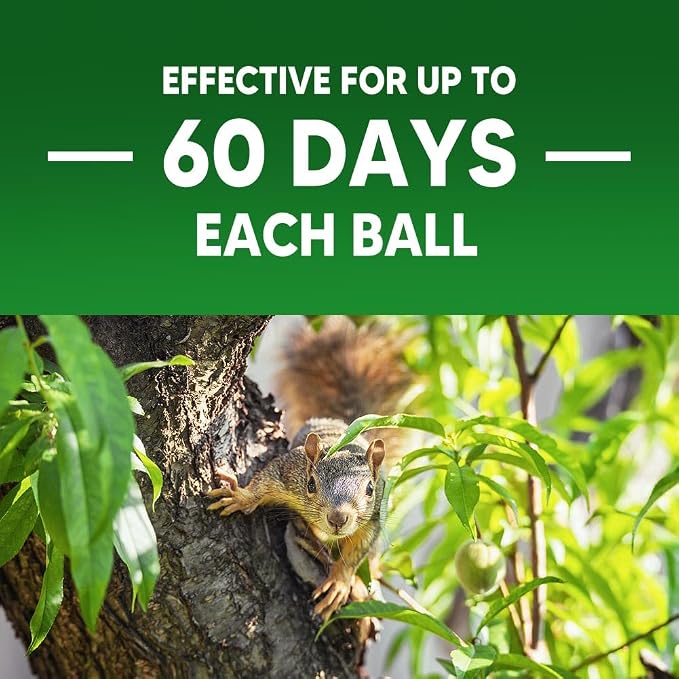 AUDQQM Squirrel Repellent Outdoor, Chipmunk Repellent for Garden, Squirrels Deterrent, Keep Squirrels & Chipmunks Away, Squirrels Repellant, Easy to Place for Yard, Attic & Bird Feeders, Pack of 10