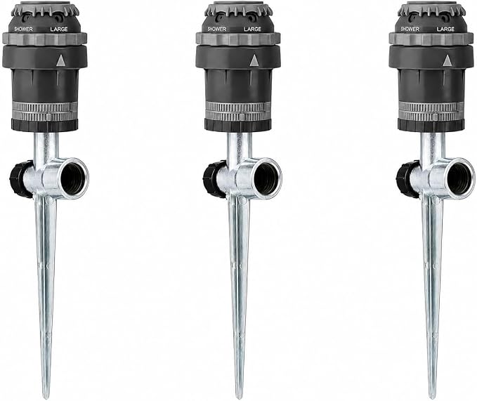 3-Pack H2O-6 Gear Drive Sprinkler - Versatile Gear Drive for Efficient Lawn Watering (3-Pack H2O-6 Gear Drive Sprinkler)