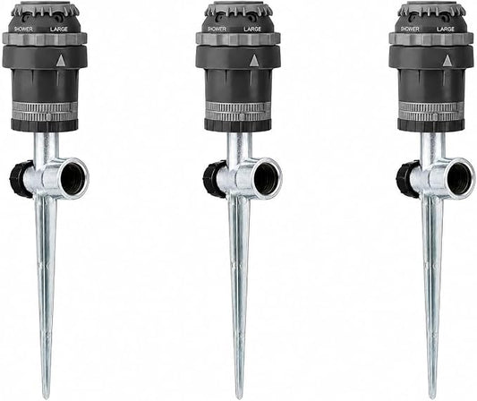 3-Pack H2O-6 Gear Drive Sprinkler - Versatile Gear Drive for Efficient Lawn Watering (3-Pack H2O-6 Gear Drive Sprinkler)