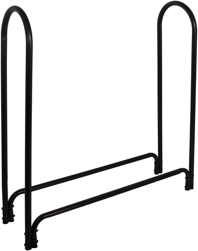 Panacea 15203 Deluxe Outdoor Log Rack, Black, 4-Feet, Log Rack Only