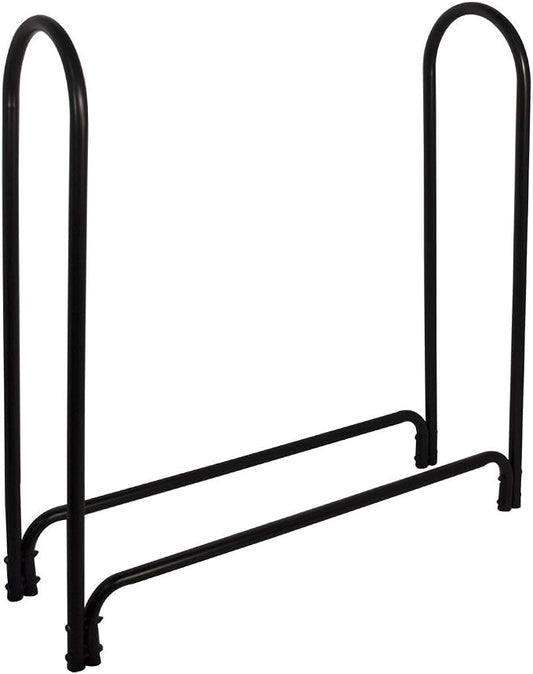 Panacea 15203 Deluxe Outdoor Log Rack, Black, 4-Feet, Log Rack Only