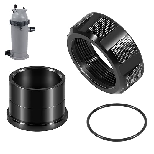 R0522900 Half Union Fitting with O-Ring Replacement Parts Fit for Zodiac Jandy Pro Series Cartridge Filters CL, CS, CV, DE, and for Jandy JXI Pool and Spa Heaters