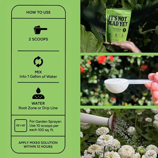 Tree & Shrub - It’s Not Dead Yet mitogrow Patented Powder Formula, Makes 25 Gallons