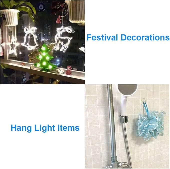22 Pieces Small Suction Cups with Hooks 1.2 inch Clear Plastic Sucker Hooks for Glass Window Wall Festivals Parties Theme Carnival Decoration Door Bathroom Kitchen