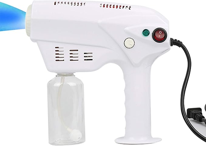 250ML Portable Nano Electric ULV Atomizing Disinfection Steam Spray Gun Fogger Machine Sprayer for Home Office Indoor Outdoor