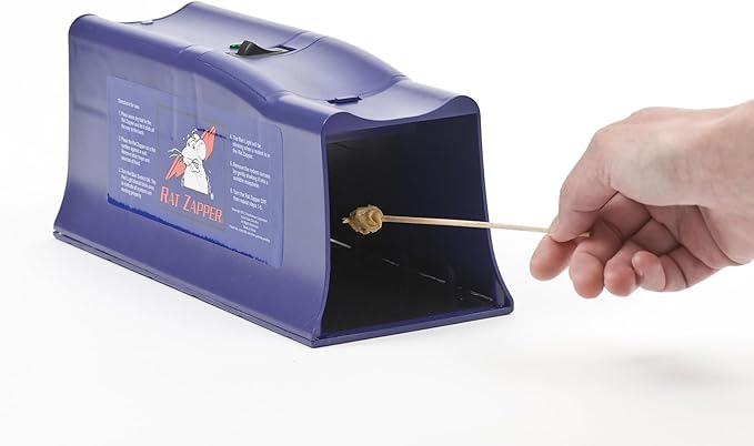 Victor Rat Zapper Classic Indoor Electronic Mouse and Rat Trap - 1 Electric Trap - RZC001-4 - Kill Up To 20 Rats - Easy to Use - LED Light Catch Alerts - Humanely Kill Mice and Rats - No See, No Touch
