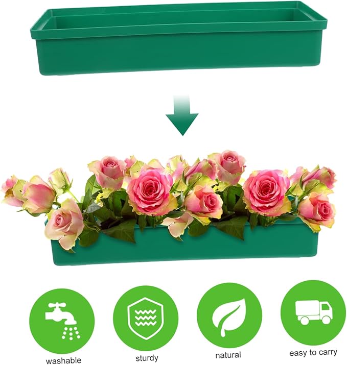 BESPORTBLE 30pcs Floral Foam Trays for Flower Arrangements Pin Trays for Weddings Parties Simple Design Ample Supply for Elegant Decoration