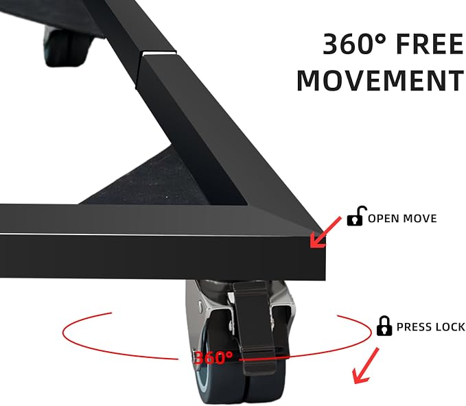 Heavy Duty Smoker Stand – Universal Mobile Base for Electric Smokers (Vertical/Digital), All-Steel Construction, 1000 lb Capacity