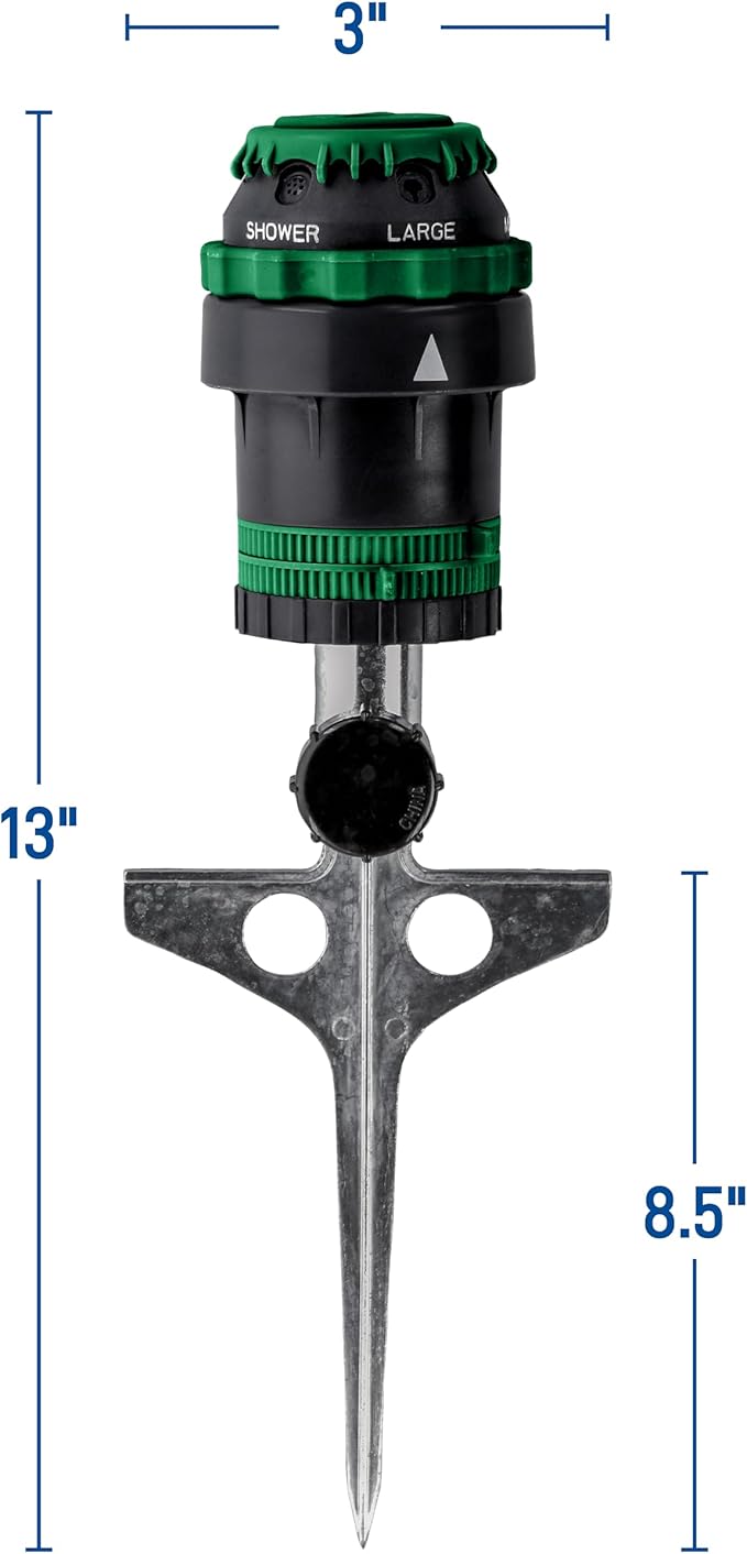 3-Pack Orbit 58573N H2O-6 Gear Drive Sprinkler (Sprinkler on Spike)