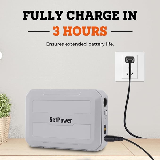 Setpower PG216Wh Portable Power Station,Magnetic Power Bank,Outdoor Generator for SetPower 12V Refrigerator PT35/PT45/PT55/RV45S Home Backup Outdoor Emergency RV Van Hunting