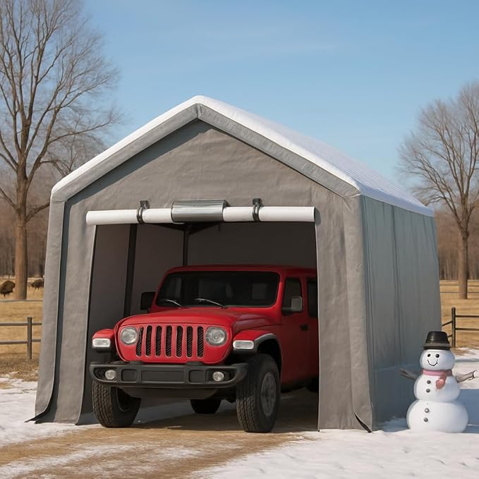 6X8 ft Heavy-Duty Portable Outdoor Storage Shed