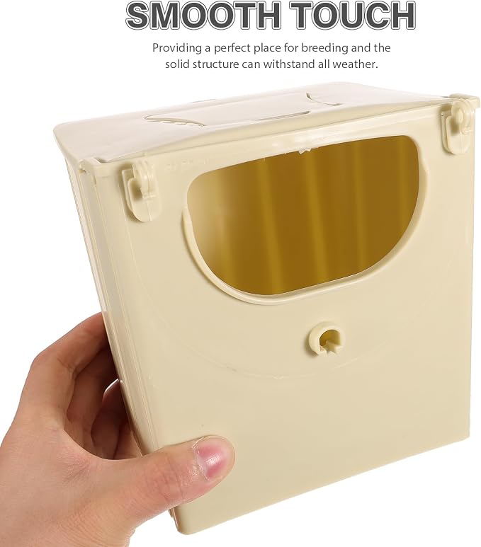 Balacoo 12 Pcs Plastic Bird Nest Box, Bird Breeding Box with Hooks for Birdcage Hanging - Squirrel Nesting House for Finch, Parrot, Budgie, Parakeets Cockatiels - Parrot Supplies | Professional Parakeet Breeding House with Perch, Hanging Nesting House ...