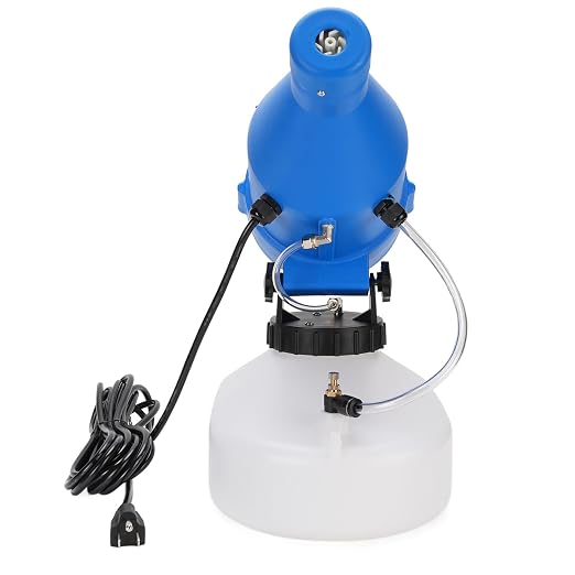 4.5L Electric Fogger Sprayer Portable Adjustable Output - Efficient Atomization Mist for Hotels, Schools, Gardens and Indoor & Outdoor Use