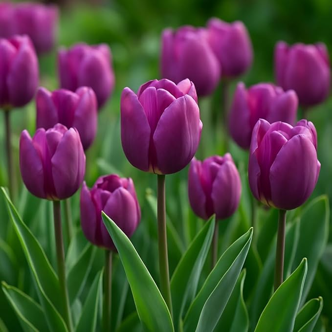 Royal Amethyst Tulip Bulbs for Planting - Easy to Grow Purple Perennial Garden Flower (10 Bulbs)