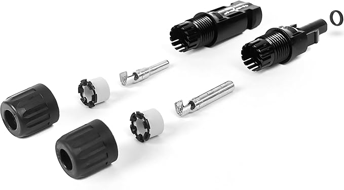 Staubli MC4 Male & Female Solar Panel Connectors (10 Pairs) – for PV Cable, Made in USA