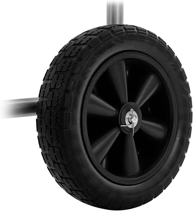 VEVOR Hose Reel Cart, Hold Up to 250 ft of 5/8’’ Hose, Garden Water Hose Carts Mobile Tools with 4 Wheels, Heavy Duty Powder-Coated Steel Outdoor Planting with Storage Basket, for Garden, Yard, Lawn