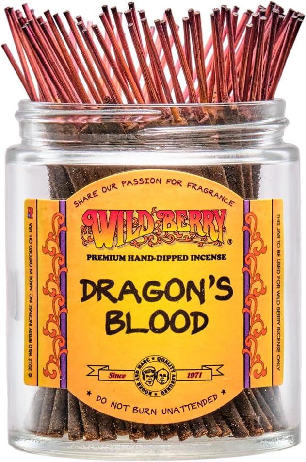 Wild Berry Shorties Incense Sticks - Hand Dipped in The USA (100 Count) - 4 inch (Dragon's Blood)