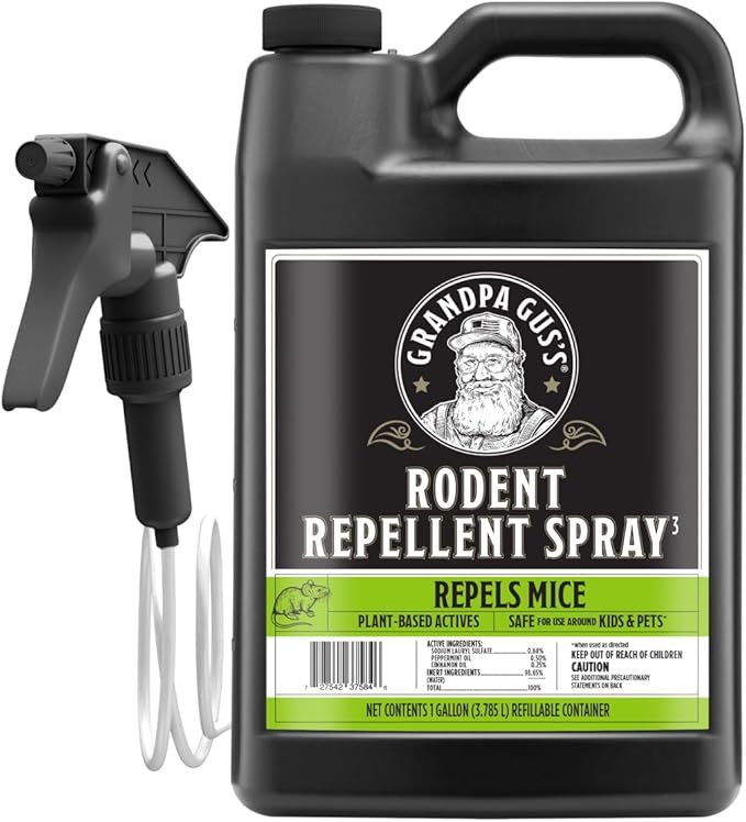 Grandpa Gus's Rodent Repellent (1 Gallon / 3.79 L)