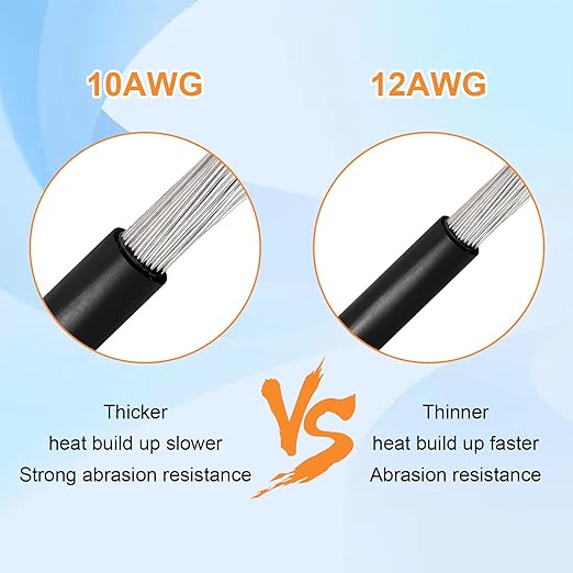 10AWG 35FT XT60 Solar Extension Cable 2 3 6 10 15 20 25 35 40 50 75 100FT XT60 Solar Extension Connector Adapter Thicker Cable Female to Male for Portable Power Station Solar Panel RC LiFePO4 Battery