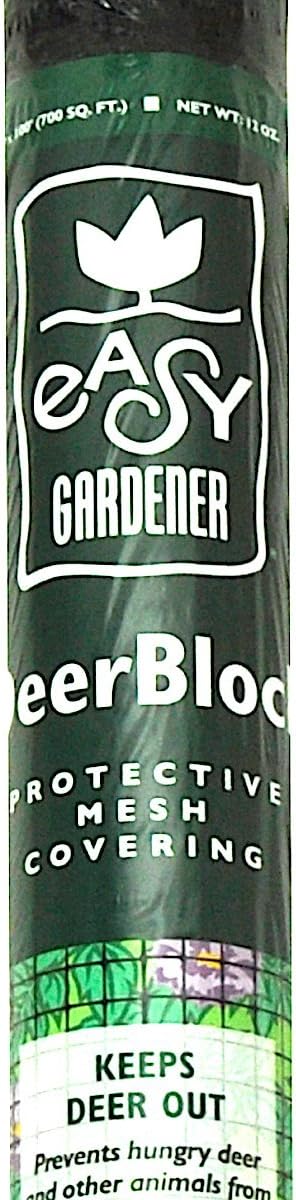 Easy Gardener 6050AZ Netting and Fencing, 7 ft X 100 ft, Black (Pack of 2)