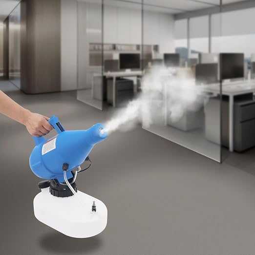 1.19 Gal Electric Mist Sprayer, 1200W Portable Automatic Fogger Sprayer | Adjustable Fogger Sprayer Machine with 16.4Ft Power Cord for Home Gardens Farms Public Places, 26.2-32.8Ft Spraying Range