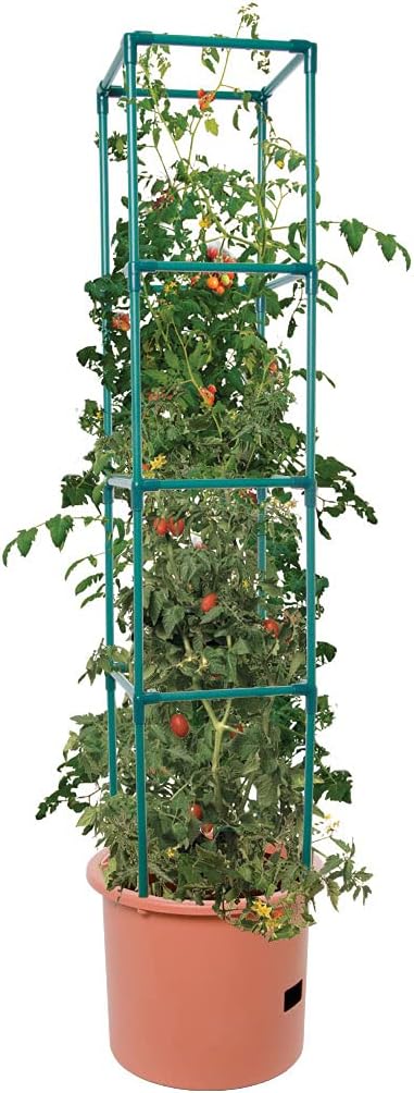 Hydrofarm GCTB2 Heavy Duty Tomato Barrel with 4' Tower, Green