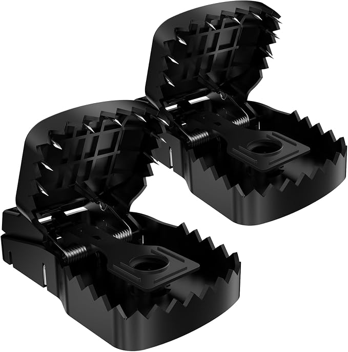 Unstoppable Extra Large Squirrel Huge Rat Traps | 2 Pack | Reusable Outdoor Escape Proof Squirrel Traps that Dispatch Instantly | Simple, Sturdy and Reliable